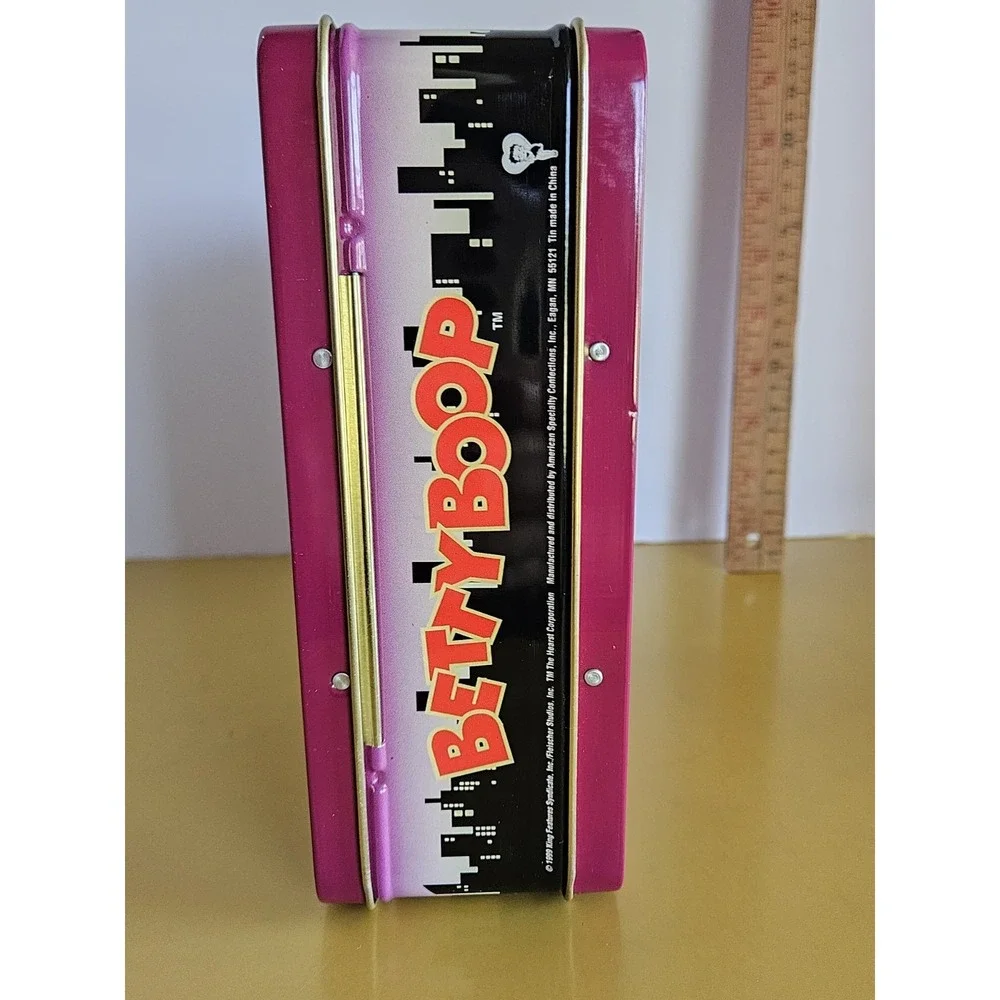 1997 King Features Betty‎ Boop Mini Metal Lunch Box 8